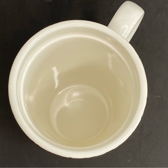 Starbucks Mug Siren Mermaid Logo Metallic White Black Gold 6" Latte Coffee 14oz - Picture 6 of 6